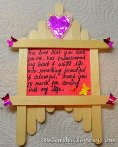 Popsicle sticks or Ice cream sticks Frame  (1)