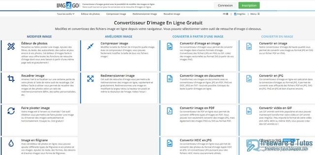 Img2Go : un éditeur d'images en ligne