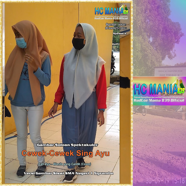 Gambar Soloan Spektakuler - Gambar Siswa-Siswi SMA Negeri 1 Ngrambe - Buku Album Gambar Soloan Edisi 13
