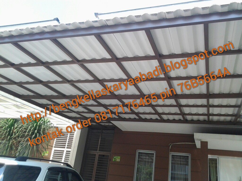 BENGKEL LAS KARYA ABADI CONTOH MODEL CANOPY GARASI 