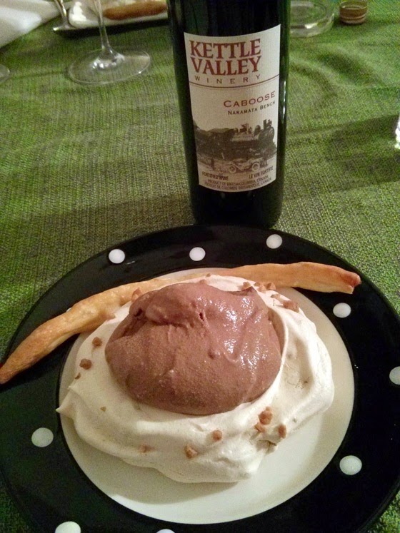 Skor Meringue & Chocolate Scotch Ice Cream with Kettle Valley Caboose