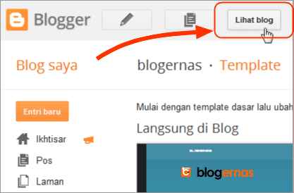 Cara Mengganti Template Blog Melalui Mode Edit HTML