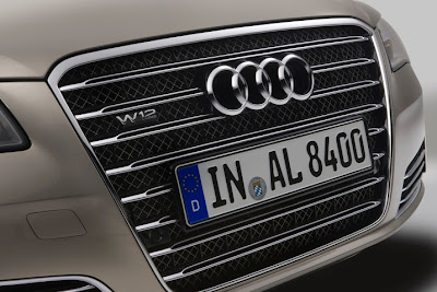 2011 Audi A8 L W12 Quattro Grille