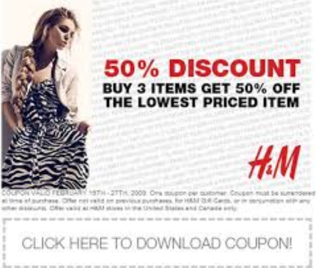 h&m coupons