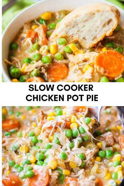 SLOW COOKER CHICKEN POT PIE