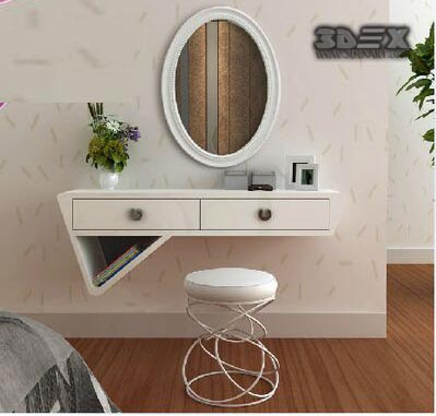 Latest modern dressing table designs for small bedroom interiors 2018 