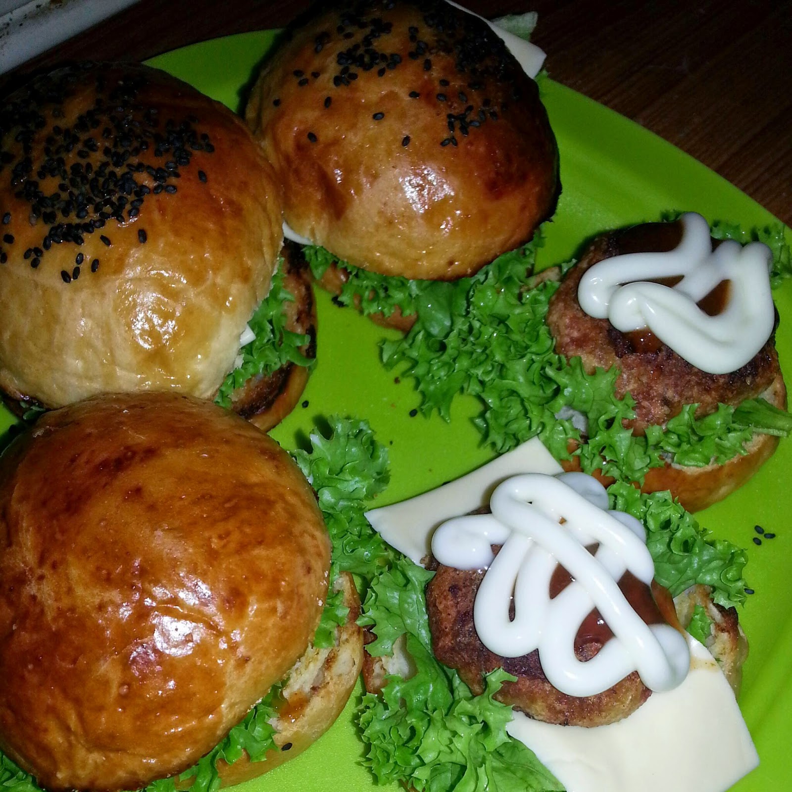 Homemade Mini Burger ~ Alizareesya Punya Cerita