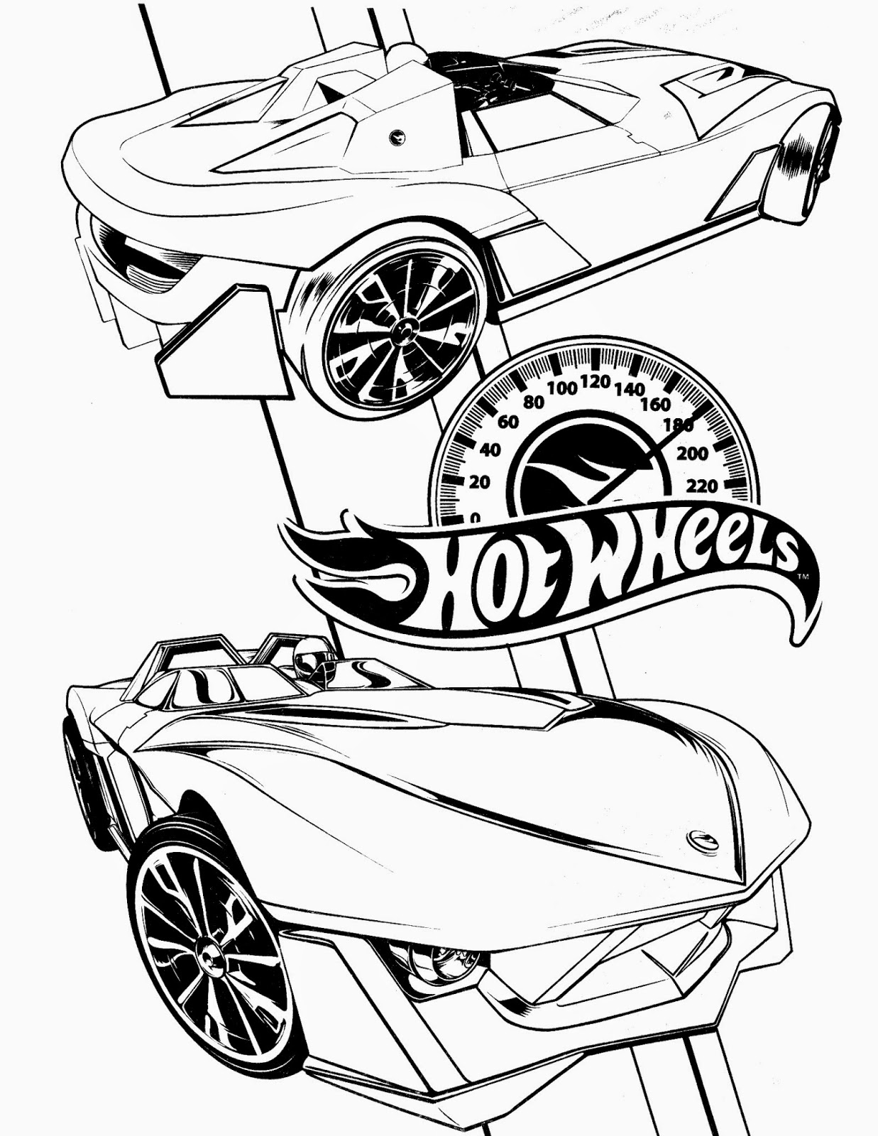 Hot Wheels Coloring Pages 74