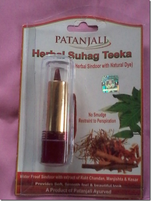 Patanjali sindoor teeka