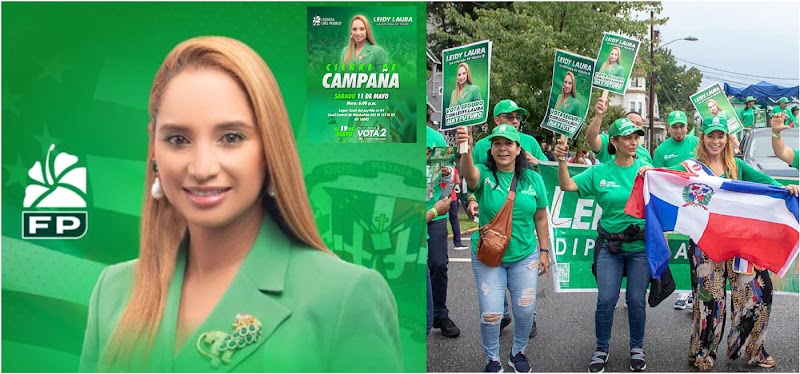 Candidata de FP a diputada ultramar Leidy Laura Núñez cerrará campaña con masivo acto en local del partido esté sábado 11 de mayo