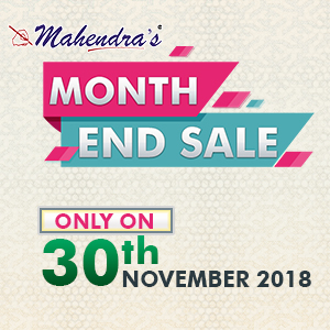 Mahendras Month-End Sale- Last Few Hours Left!!