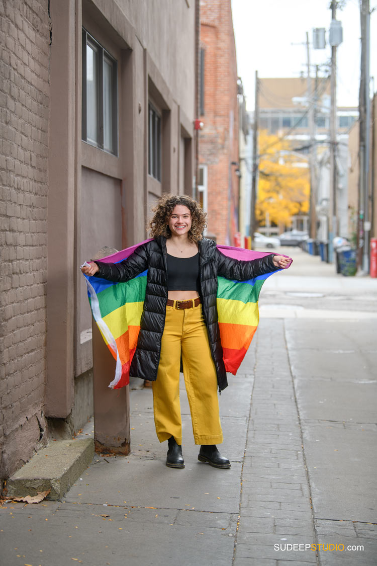 Ann Arbor Senior Pictures for Girls LGBTQ Pride by SudeepStudio.com Ann Arbor Senior Pictures Photographer