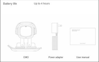 Emo Robot - battery life and charger