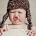Baby Girl Pouting Lips with Funny Cap