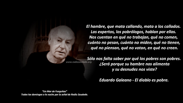 Fragmento del relato "El diablo es pobre" del libro Espejos de Eduardo Galeano