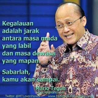 kata kata mutiara mario teguh