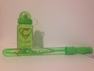 Personalized Water Bottle and Bubble Wand