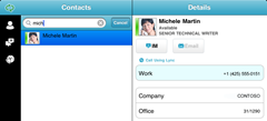 contact list