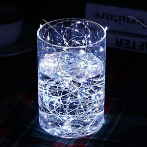 Waterproof LED Firefly Silver String Lights christmas decoration gadget ideas india