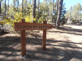 Cartel del Camino de Santiago