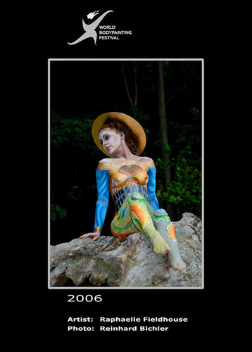 World Bodypainting Festival Hall Of Fame 2006 Raphaelle feildhouse