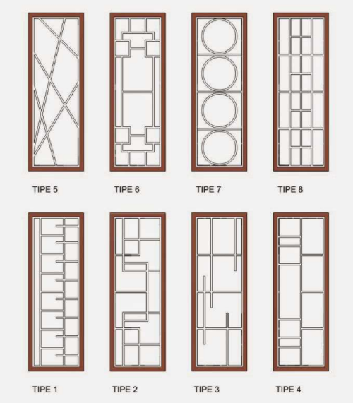 32 Model Teralis Pintu Minimalis Modern Terbaru Paling 