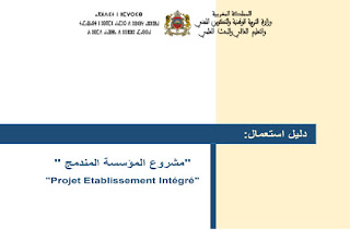 دليل استعمال مشروع المؤسسة المندمج