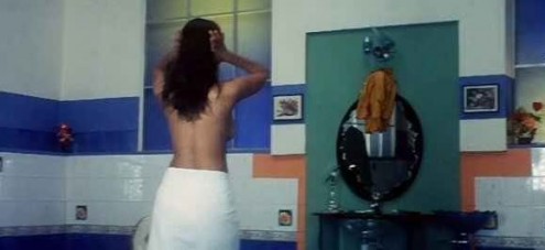 kashmira shah wrapped in towel