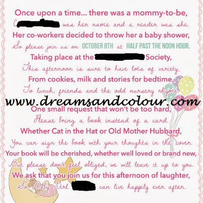 Dreams And Colour: Baby Shower Part I- Theme & Invite
