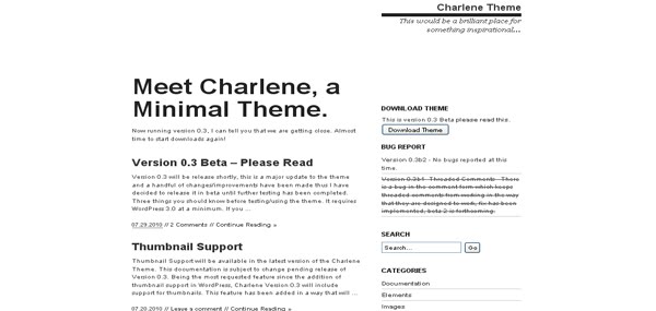 Charlene Theme