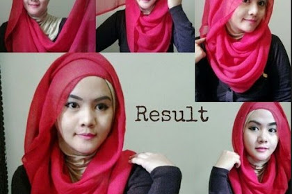 15+ Trend Terbaru Cara Memakai Hijab Segi Empat Modern Untuk Wajah Bulat