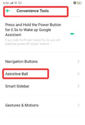 Assistive Ball Options