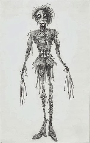 Edward-Scissorhands-tim-burton-sketch