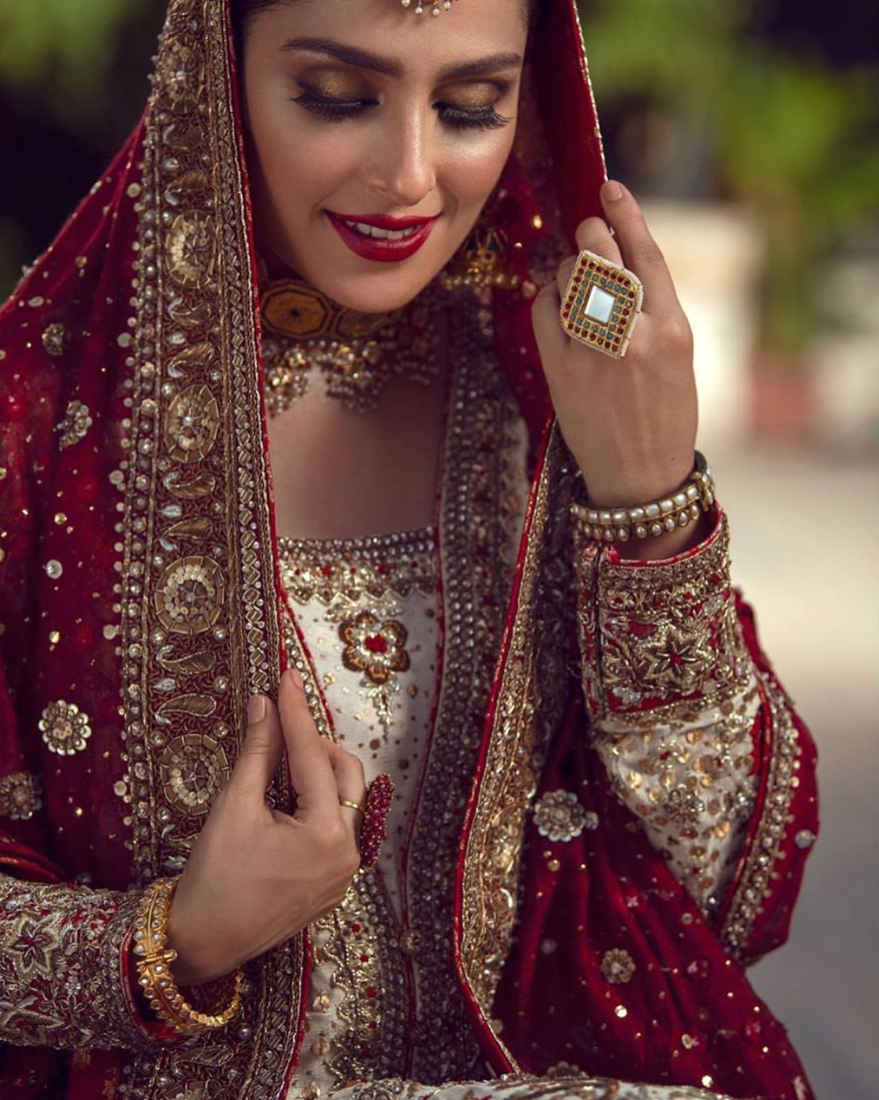 Bridal in Red Dress