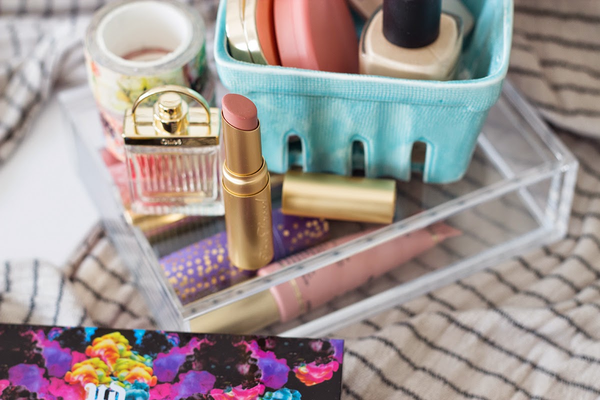 february favorites: too faced la creme lipstick in nude beach