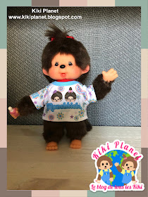kiki monchhichi couture fait main handmade tablier sewing doll poupée
