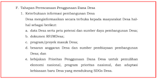 Keterbukaan Informasi Pembangunan Desa Dalam Permendesa PDTT 13 tahun 2020