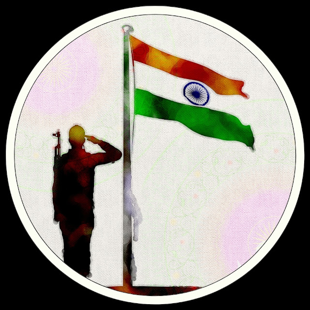 Indian Flag DP Army