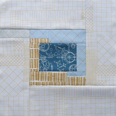 Modern sampler quilt - Block #10 - Inspired by Tula Pink City Sampler