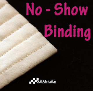 white quilt with no binding showing