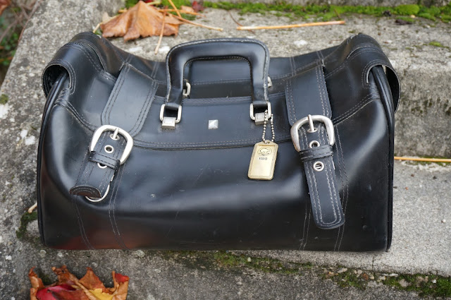 sac de voyage Favo 60s Favo travel bag 1960s black carry on