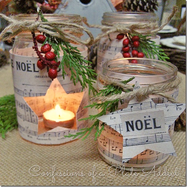 CONFESSIONS OF A PLATE ADDICT French Sheet Music Christmas Candles