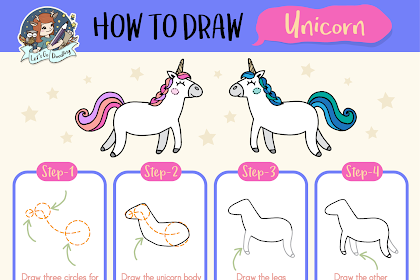 how to draw a unicorn How to draw unicorn