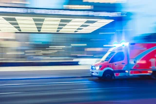 an ambulance