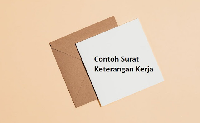 contoh surat keterangan kerja