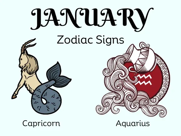 January Month Zodiac Signs