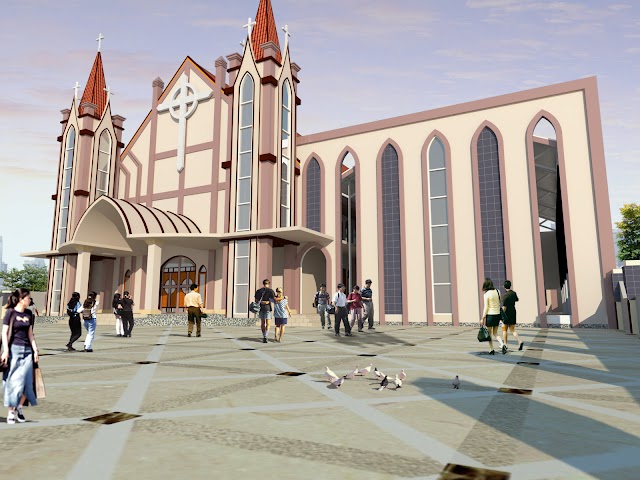 DESAIN GEREJA FILE 3D SKETCHUP