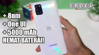 Review Samsung Galaxy A21s - Desain Cakep dengan Baterai Irit