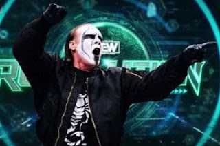 La lucha del retiro de Sting en AEW Revolution 2024.