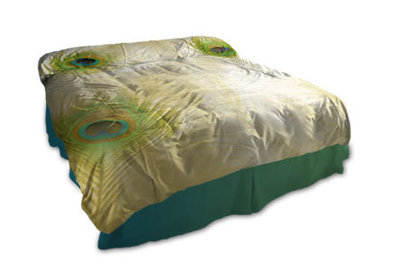 Peacock Comforter Set Bedding